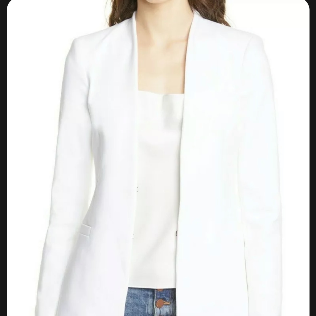 Alice And Olivia White Blazer Size 2